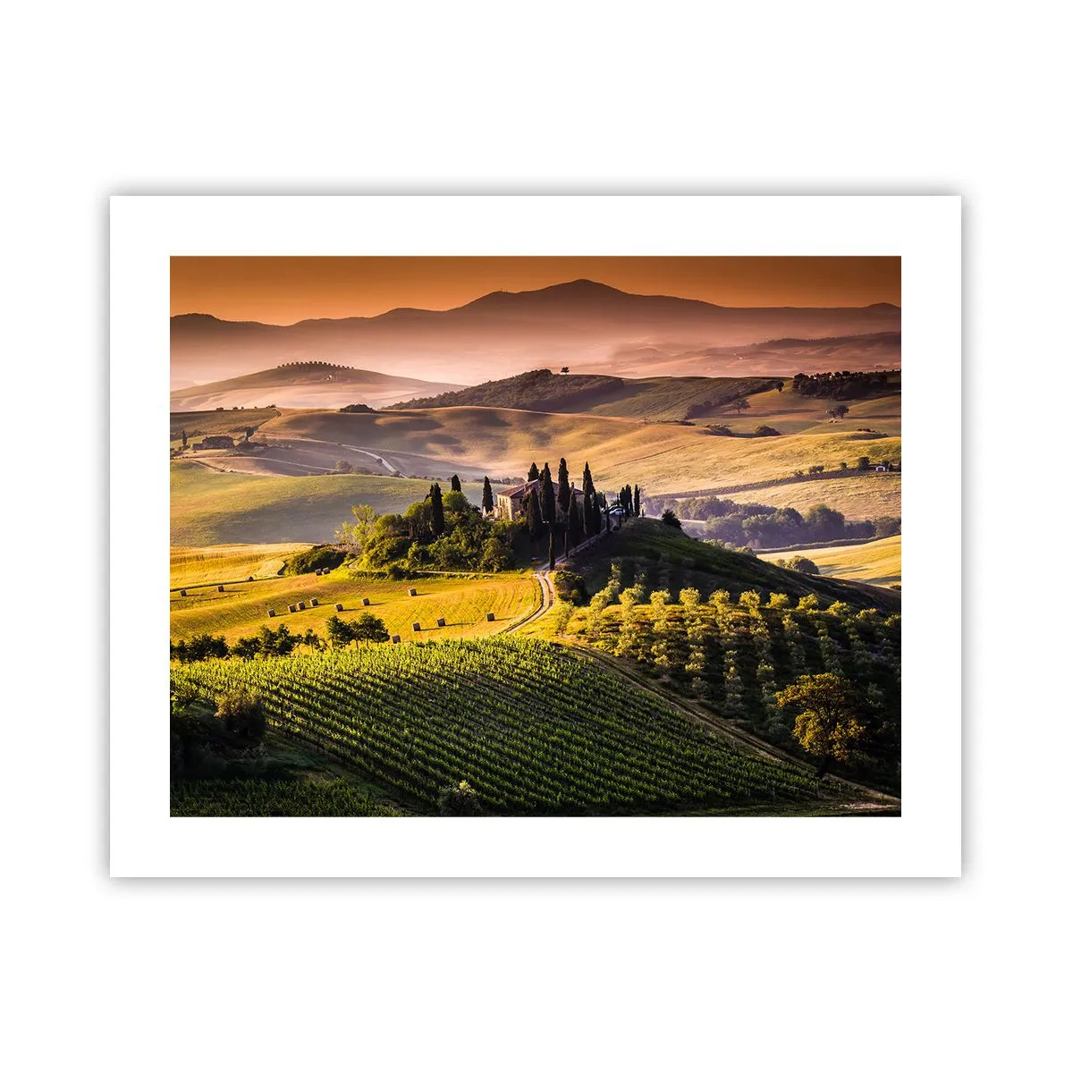Poster - Arcadia - peisaj toscan - 50x40 cm