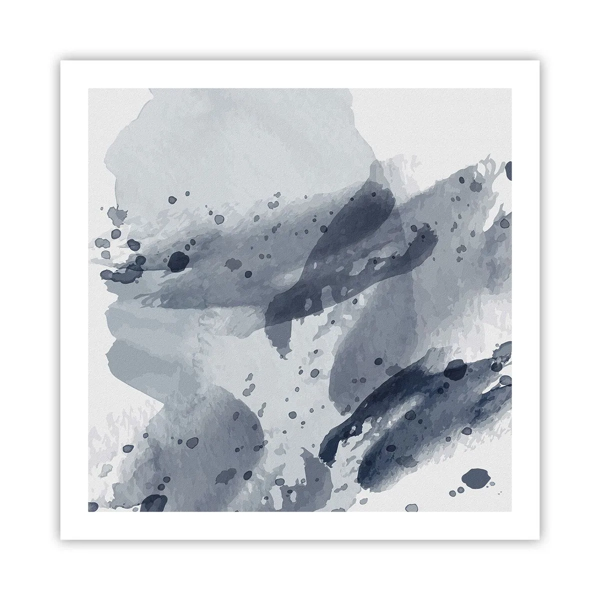 Poster - Un studiu al naturii de apă - 60x60 cm