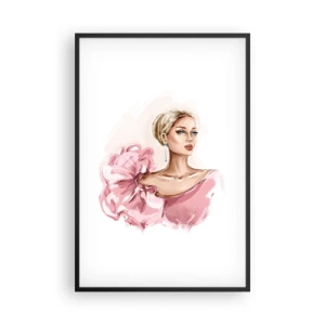 Poster în ramă neagră - Așa cum a fost pictată... - 61x91 cm