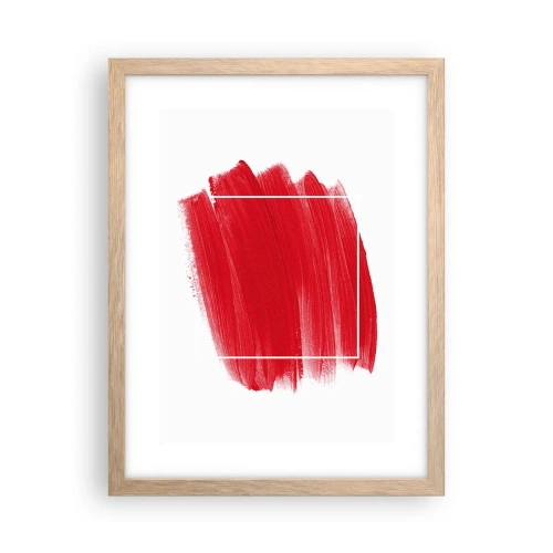 Poster în ramă de stejar deschis - În afara cadrului - 30x40 cm