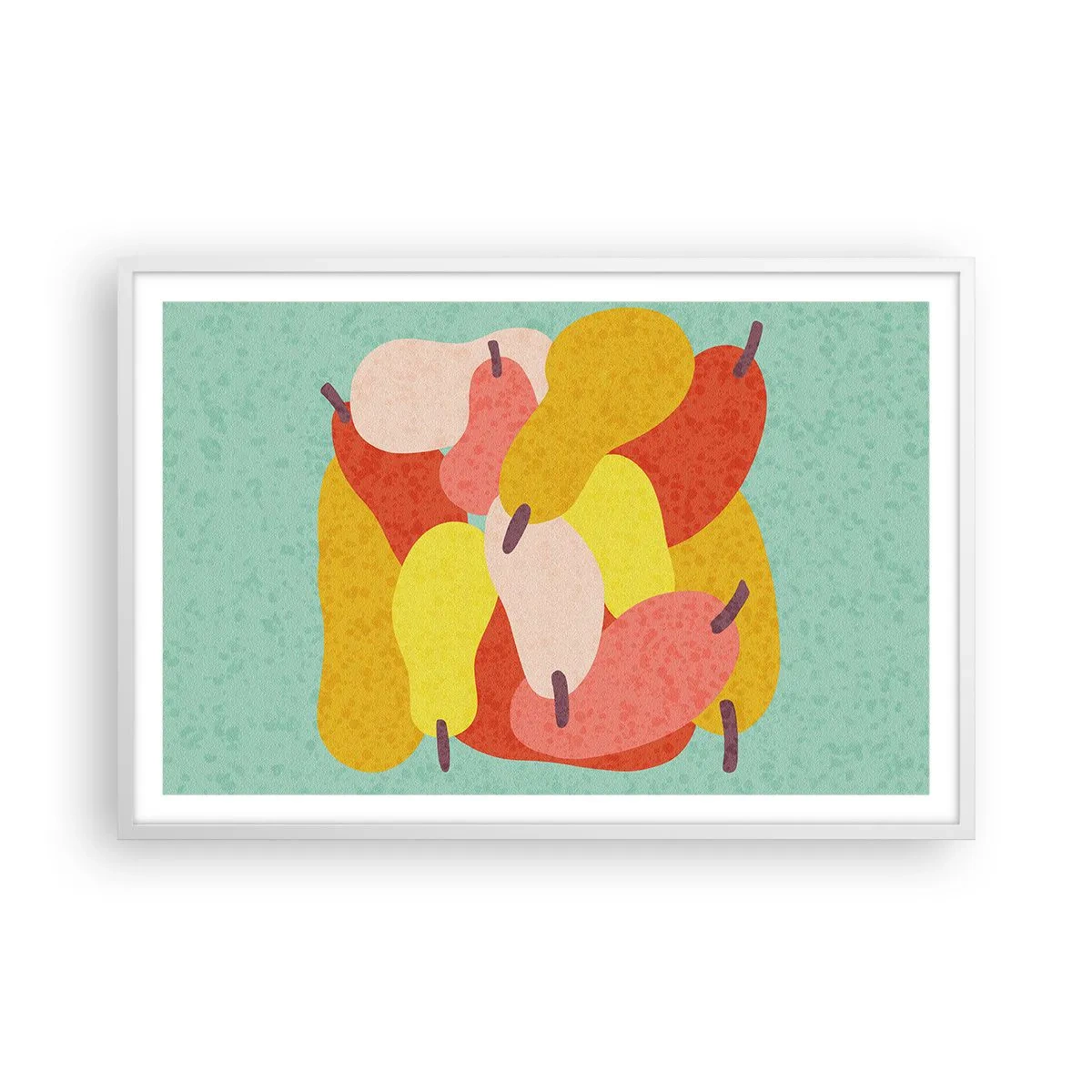 Poster în ramă albă - Gustă soarele de vară - 91x61 cm