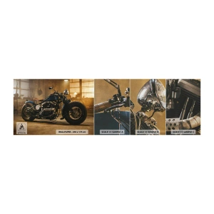Mostră tapet Premium Canvas - Pot să fac totul - Motocicletă, Epocă, Automobile - 100x30 cm