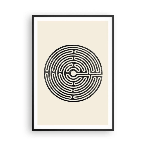 Poster în ramă neagră - Ordine secretă - 70x100 cm