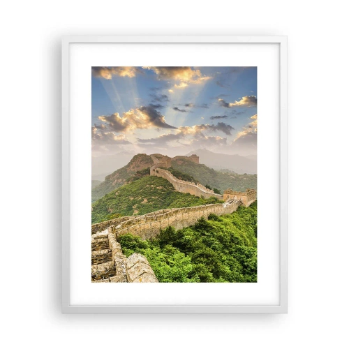 Poster în ramă albă - Măreția netrecătoare - 40x50 cm