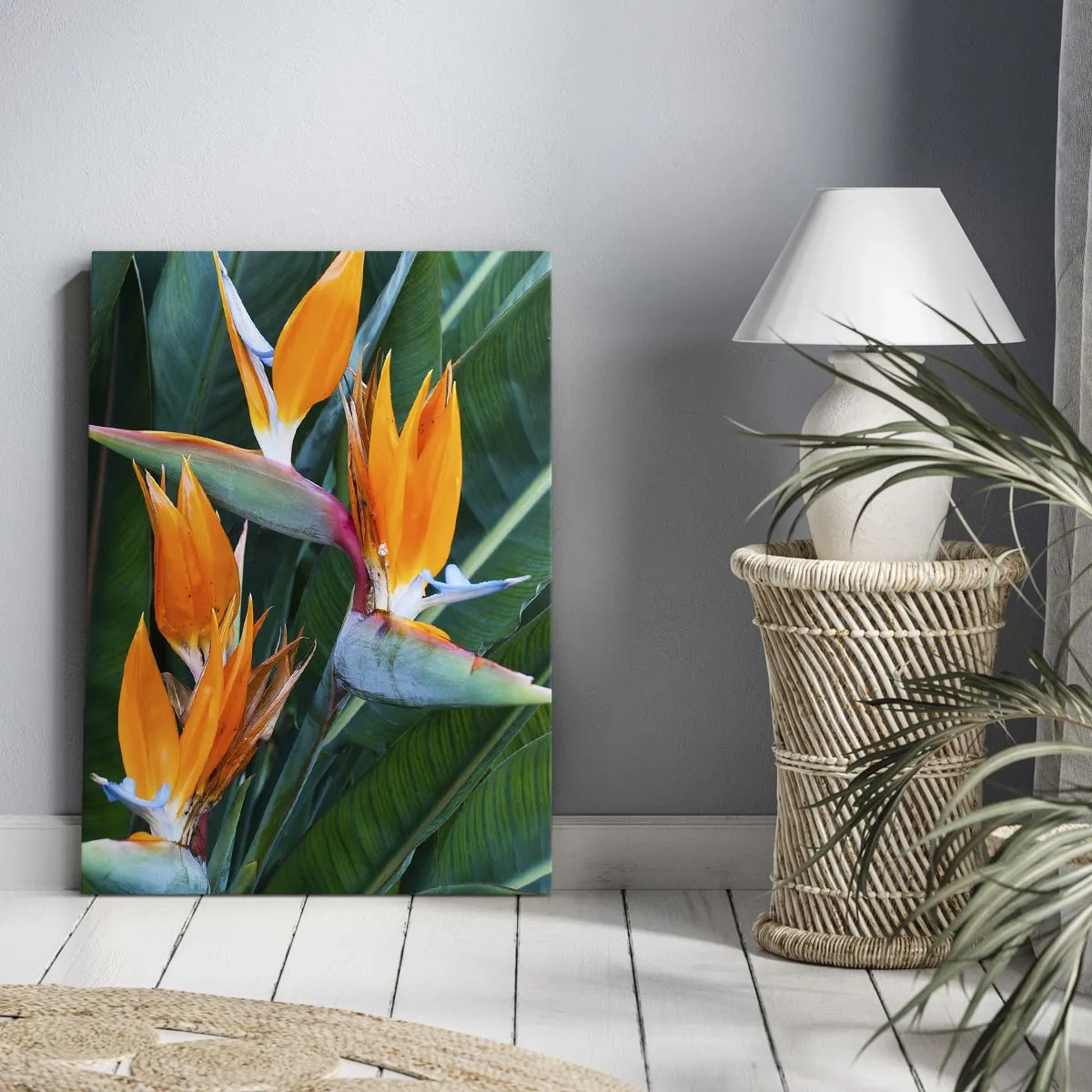 Tablou pe pânză - Este o floare sau o pasăre? - 50x70 cm