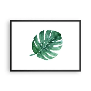Poster în ramă neagră - Conceptul verde - 70x50 cm