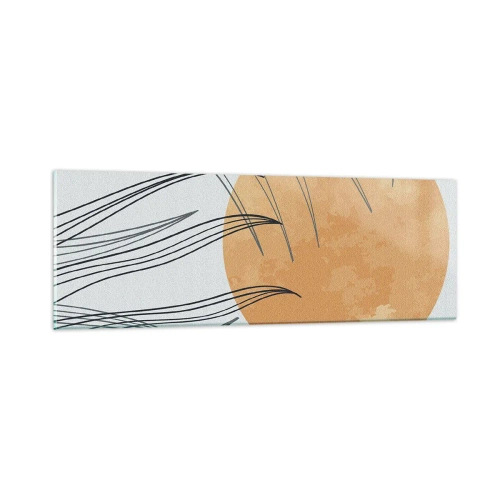 Tablou pe sticlă - Întotdeauna spre soare - 90x30 cm