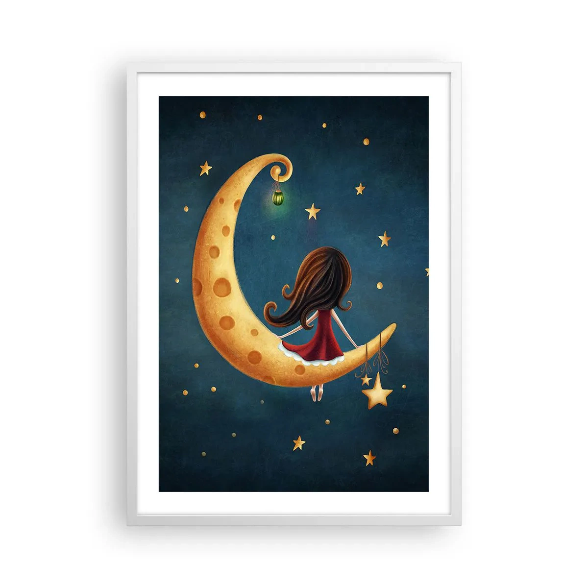 Poster în ramă albă - A fost odată ca niciodată... - 50x70 cm