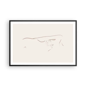 Poster în ramă neagră - Forma dorinței - 91x61 cm