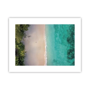 Poster - Plaja din paradis - 40x30 cm