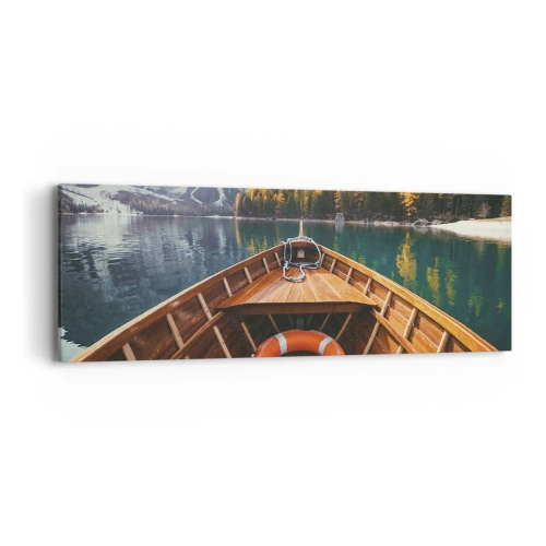 Tablou pe pânză - Excursie pe munte - 90x30 cm