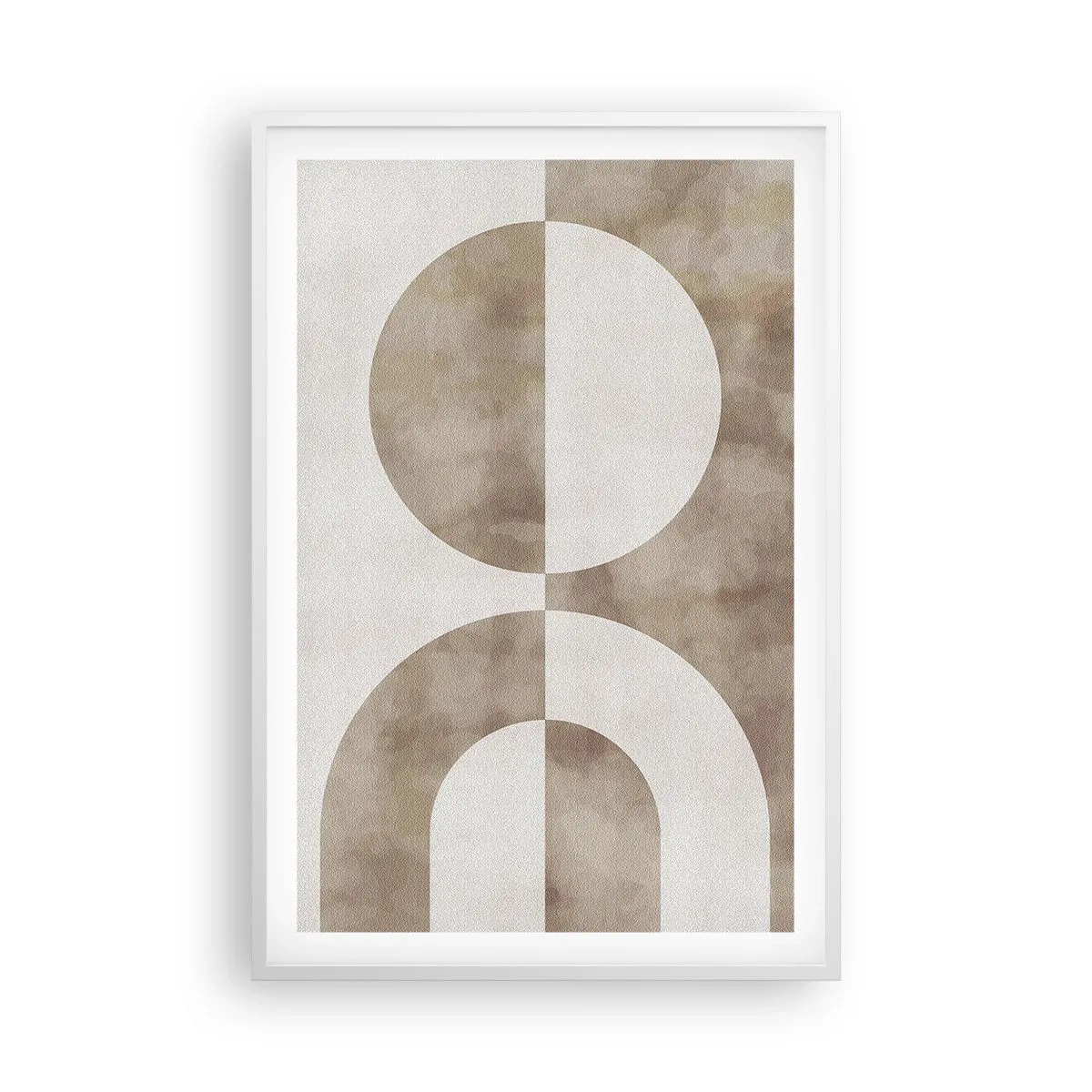 Poster în ramă albă - Similitudini și diferențe - 61x91 cm