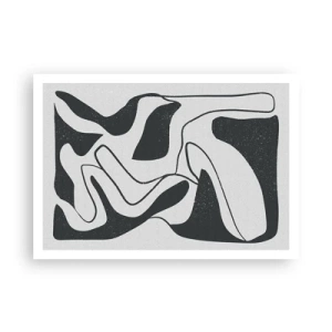 Poster - Distracție abstractă în labirint - 100x70 cm
