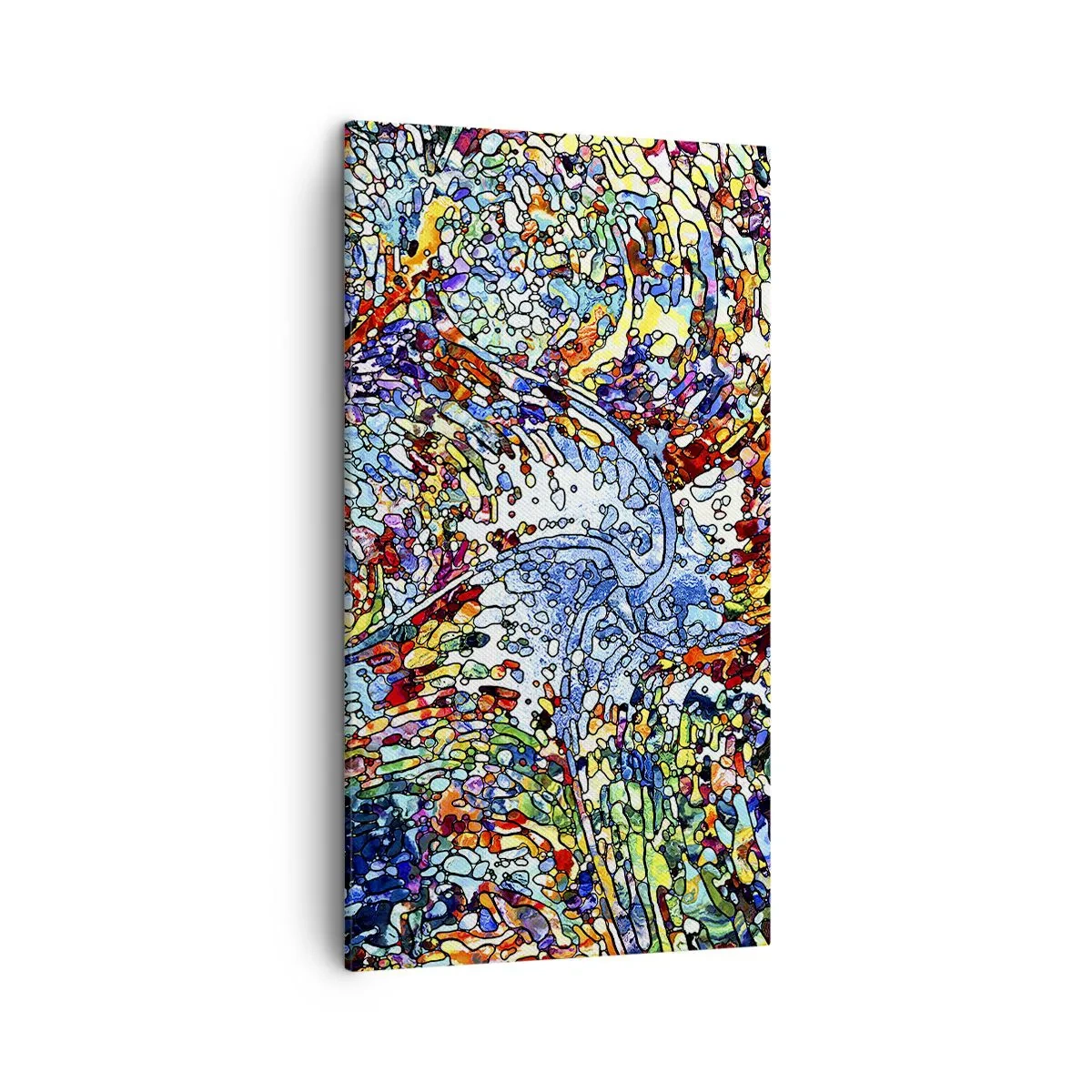 Tablou pe pânză - Vitraliu de picături - 45x80 cm