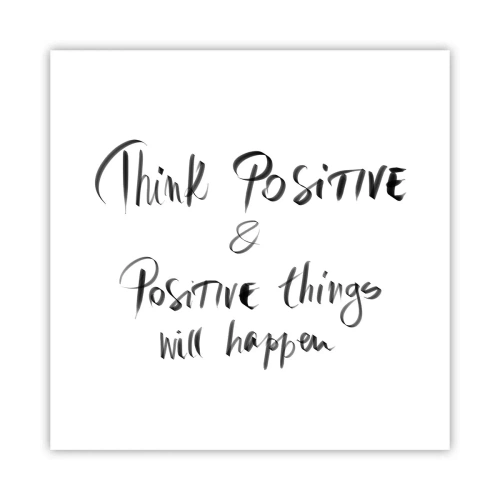 Poster - Cum să trăim bine? - 60x60 cm