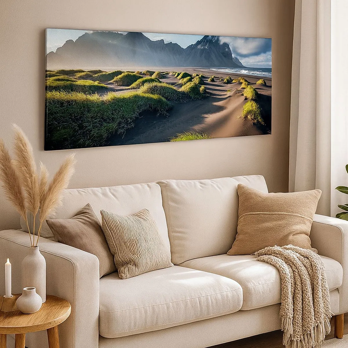 Tablou pe pânză - Armonia elementelor - 100x40 cm