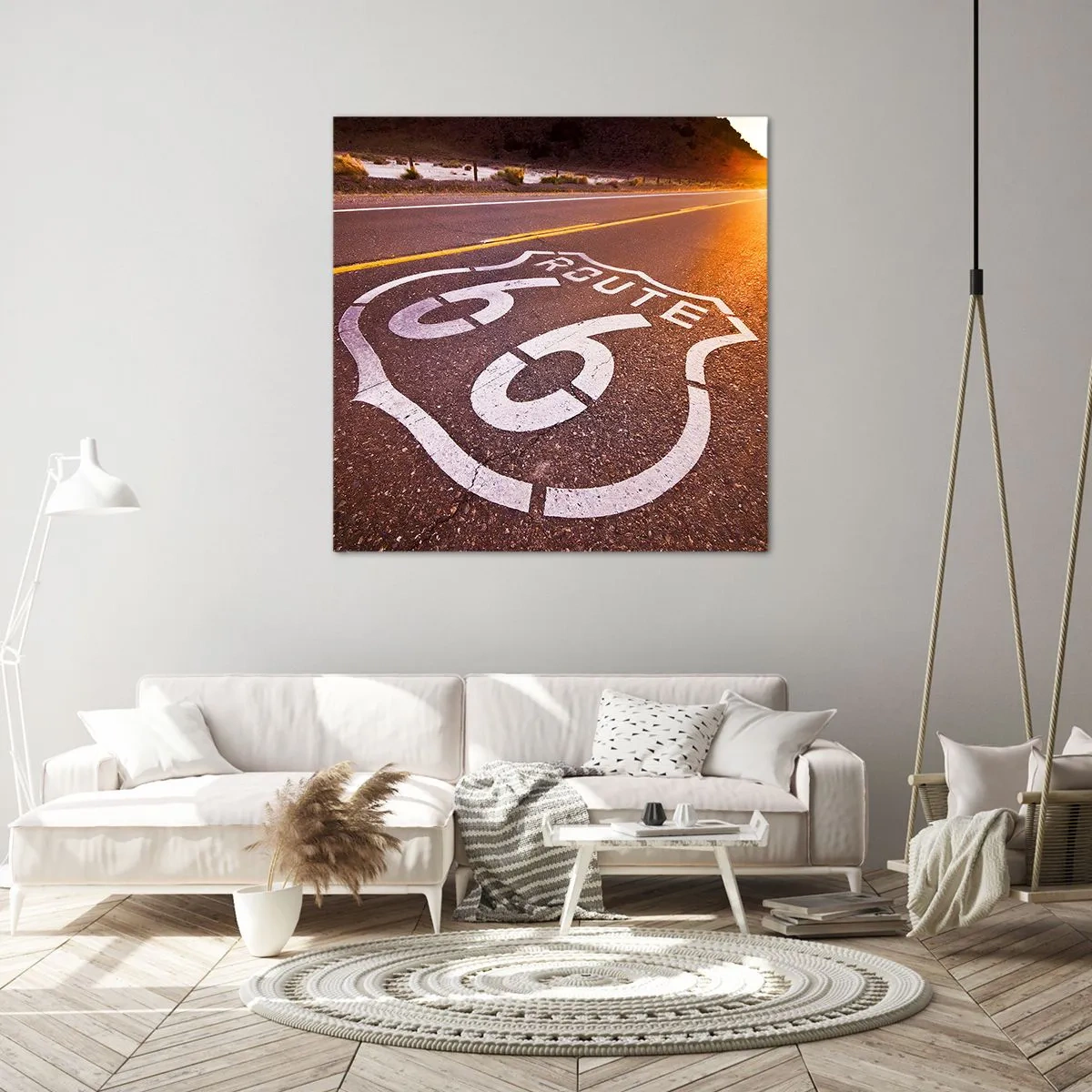 Tablou pe pânză - Celebrul Route 66 - 50x50 cm