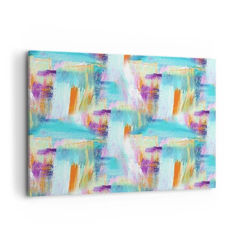 Tablou pe pânză - Mâzgălire veselă - 100x70 cm