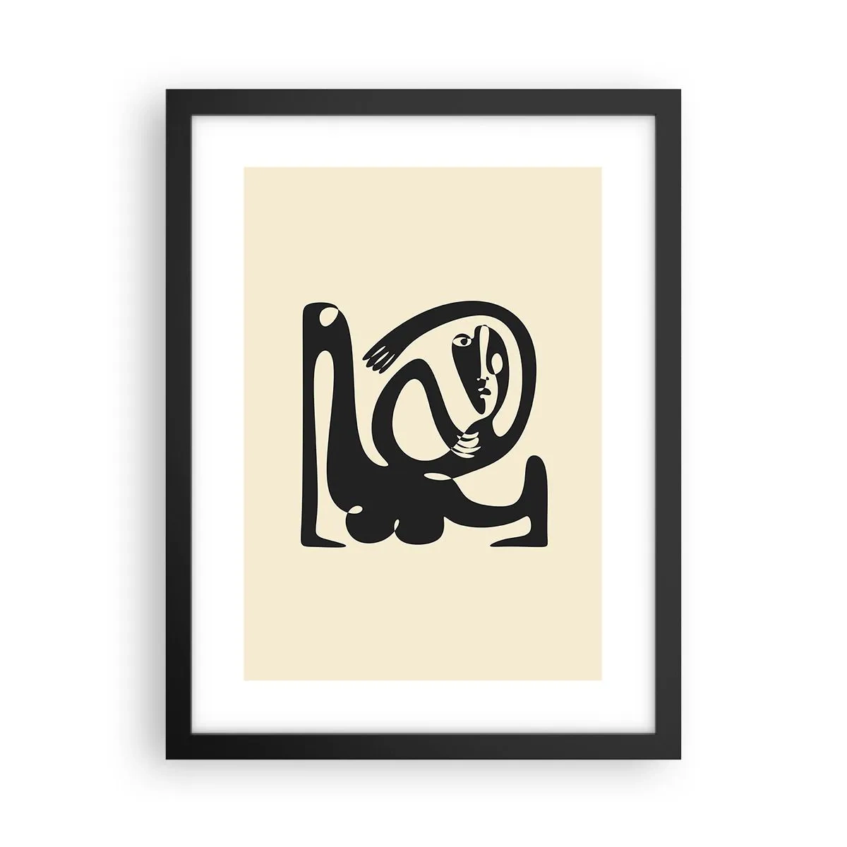 Poster în ramă neagră - Aproape Picasso - 30x40 cm