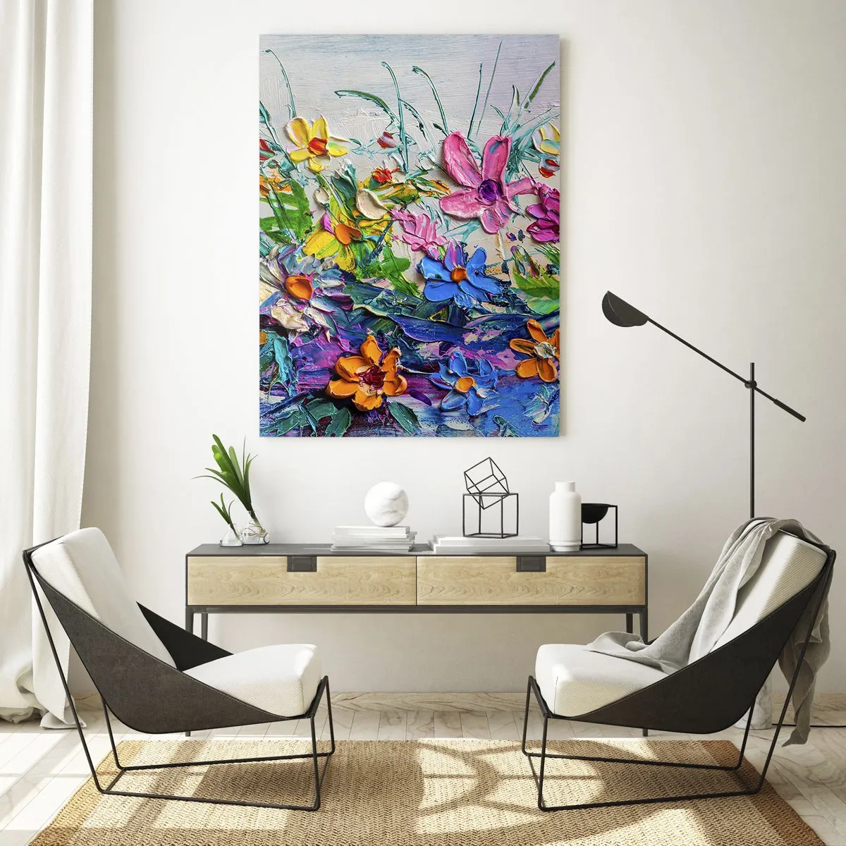 Tablou pe sticlă - Nu este deloc o natură moartă - 50x70 cm