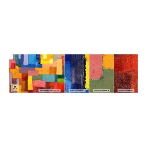 Mostră tapet autocolant Deluxe Sticker - Fiecare diferită, toate colorate - Abstracția, Bucată, Model modern - 100x30 cm