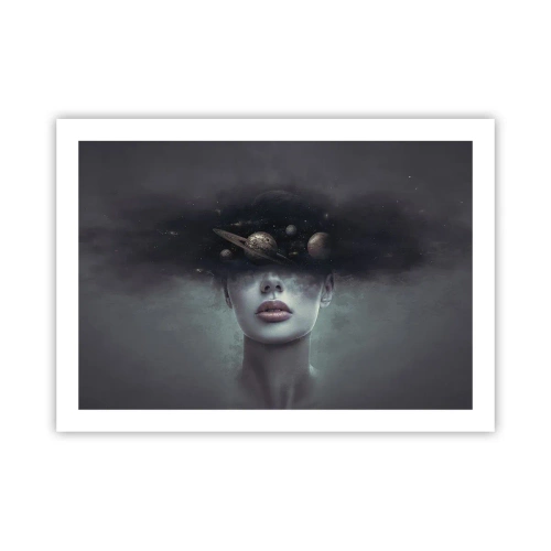 Poster - Și planetele o iau razna... - 70x50 cm