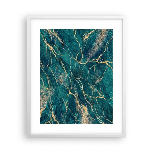 Poster în ramă albă - Filon de aur - 40x50 cm