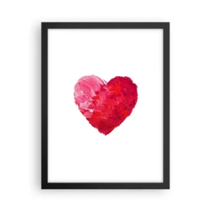 Poster în ramă neagră - All you need is love - 30x40 cm