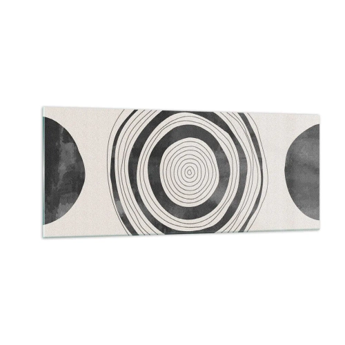 Tablou pe sticlă - Centrul cel mai important - 100x40 cm