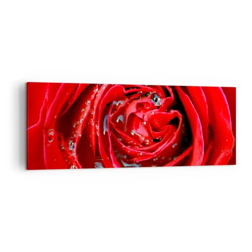 Tablou pe pânză - În picături de rouă - 140x50 cm