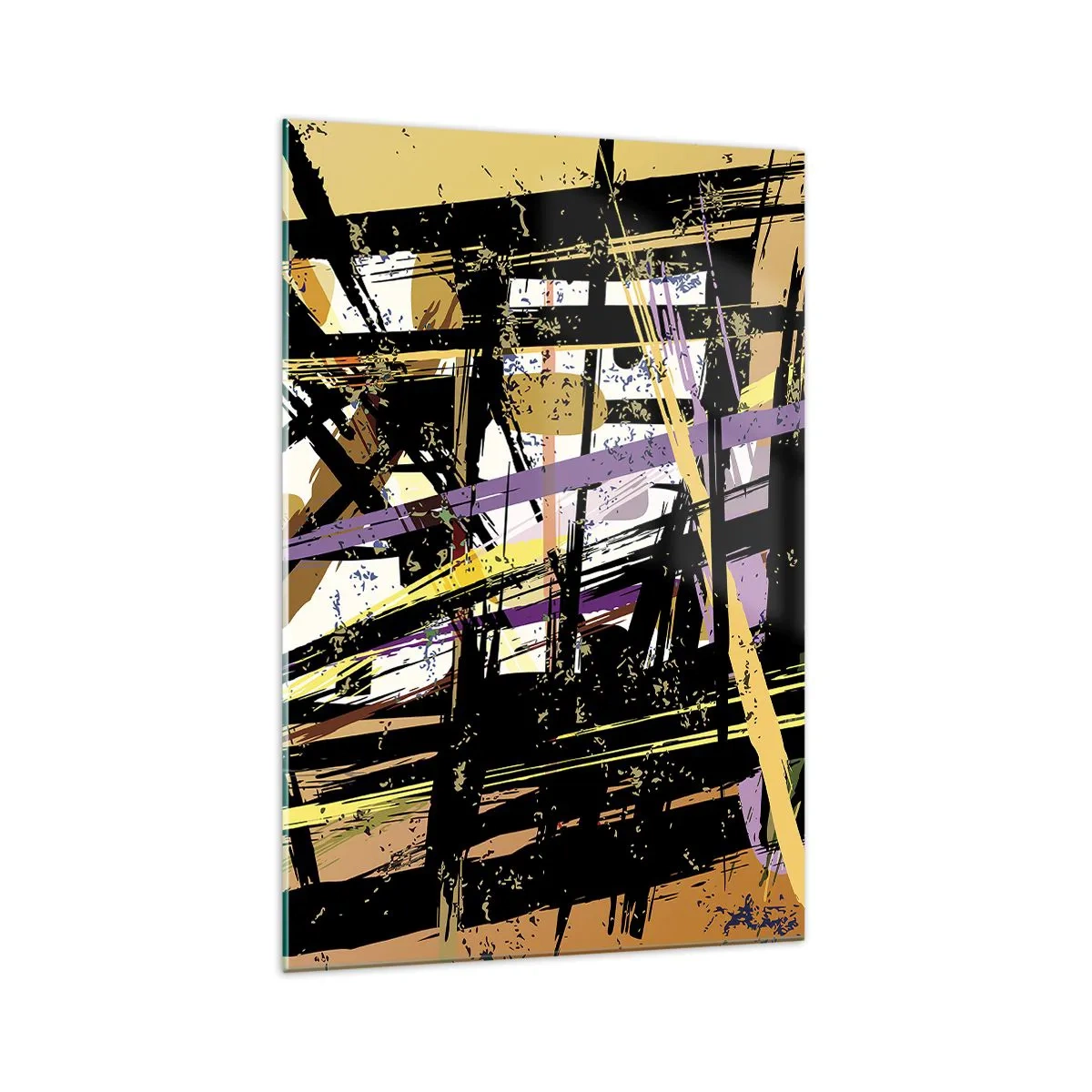 Tablou pe sticlă - Tăietură ascuțită - 70x100 cm