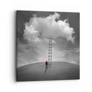 Tablou pe pânză - Orice este posibil - 40x40 cm