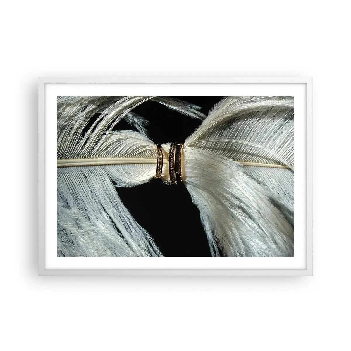 Poster în ramă albă - ...și nu te voi părăsi.. - 70x50 cm