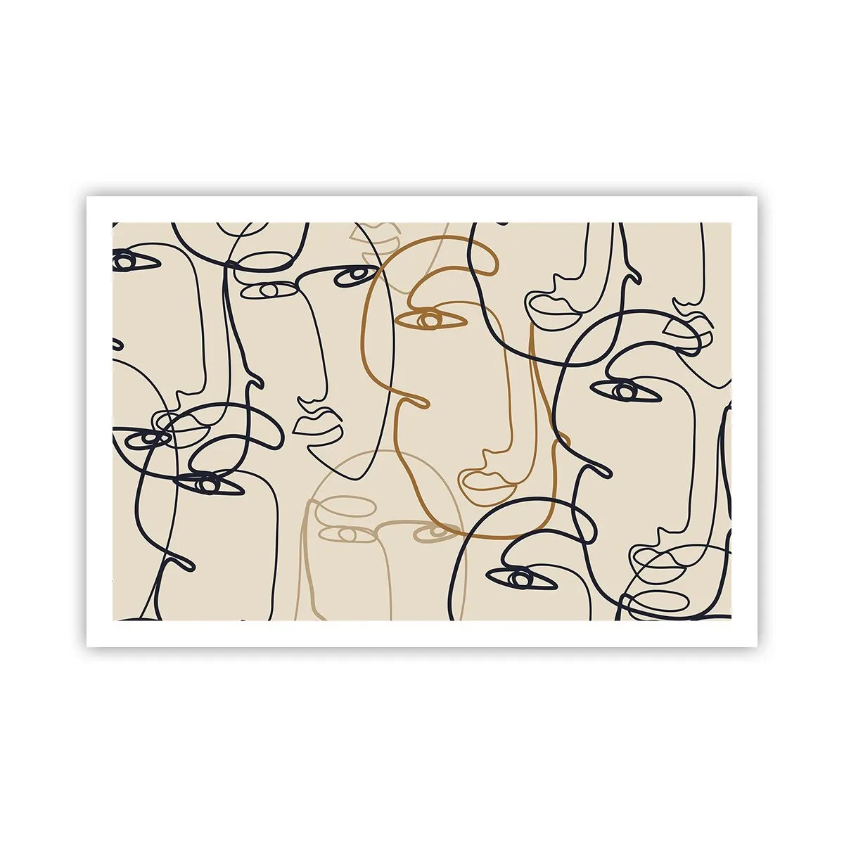 Poster - Portret multiplicat - 91x61 cm