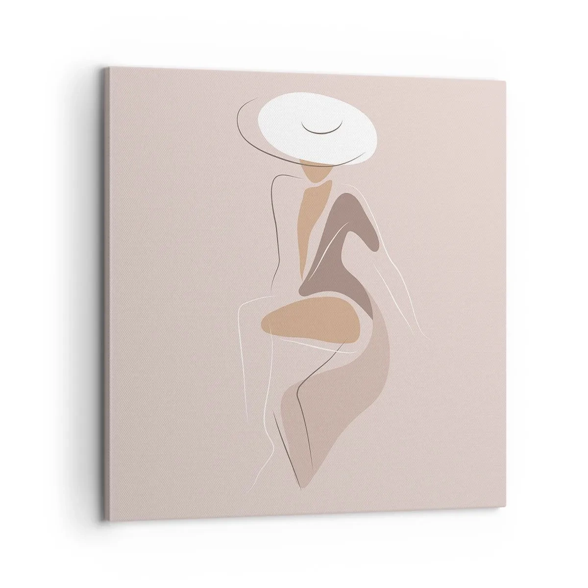 Tablou pe pânză - O doamnă adevărată - 60x60 cm