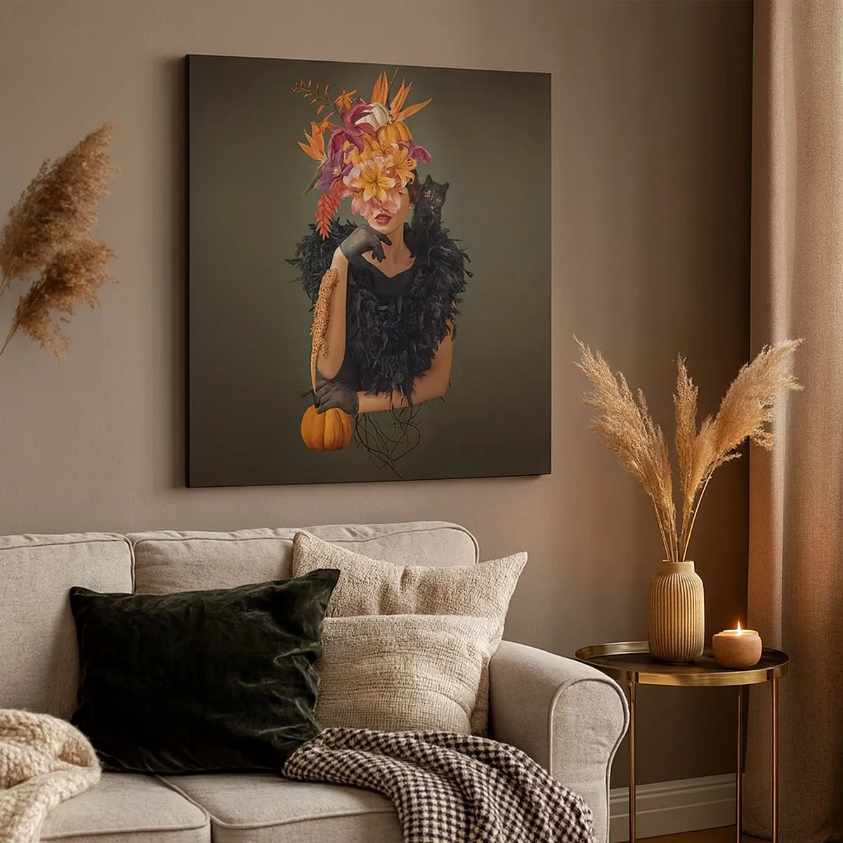 Tablou pe pânză - Magia vrăjitoarei - 30x30 cm