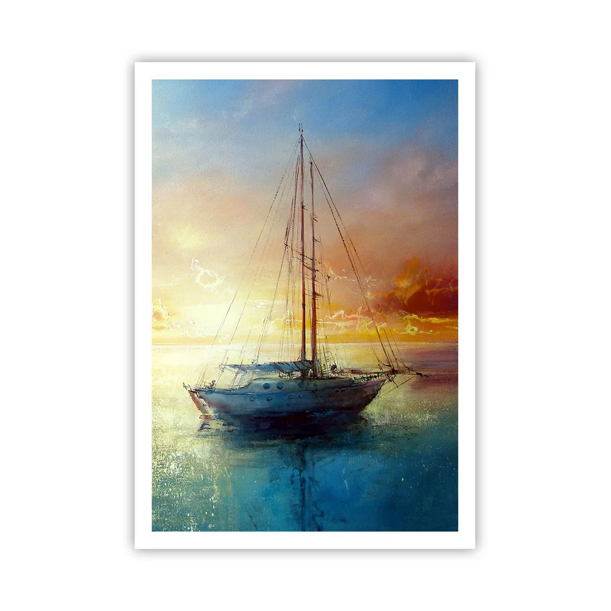 Poster - Într-un golf de aur - 70x100 cm