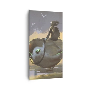 Tablou pe pânză - O oprire într-o călătorie fantastică - 65x120 cm