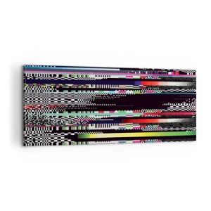 Tablou pe pânză - Imaginea controlată a realității - 100x40 cm