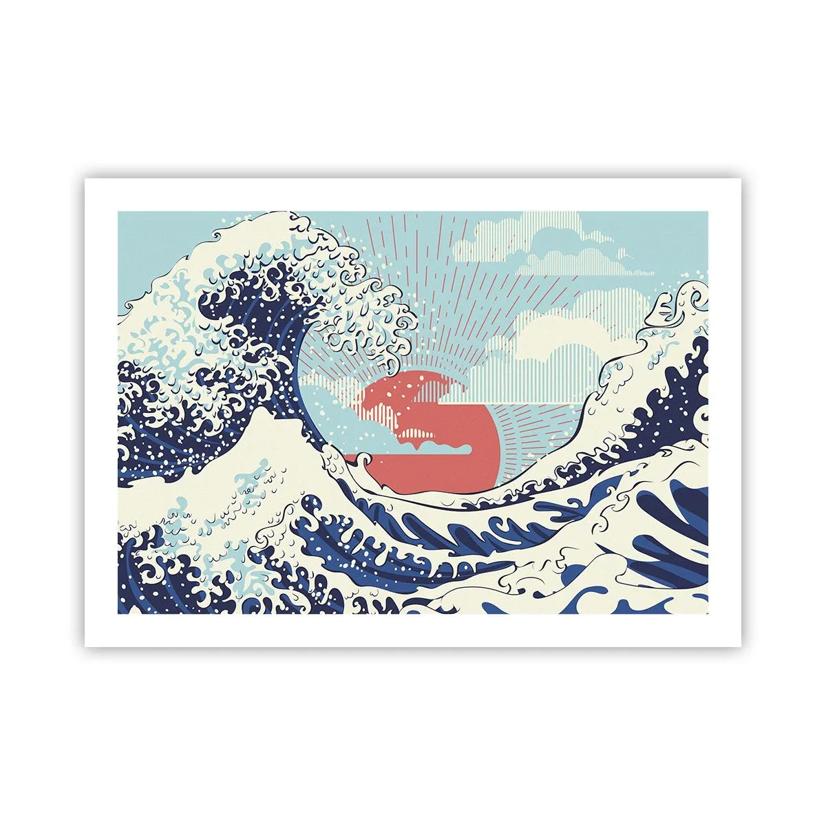 Poster - Din inspirații japoneze - 70x50 cm