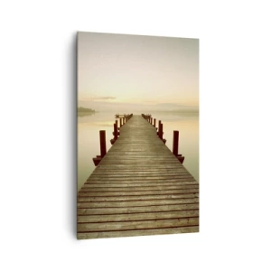 Tablou pe pânză - Înainte de răsărit, zori, lumină - 80x120 cm