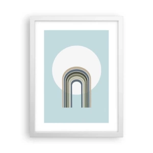 Poster în ramă albă - Atracție irezistibilă - 30x40 cm