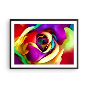 Poster în ramă neagră - Acest lucru este imposibil - 70x50 cm