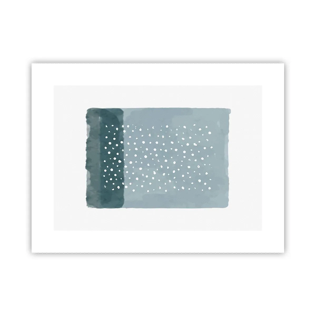 Poster - Crescute pe albastru - 40x30 cm