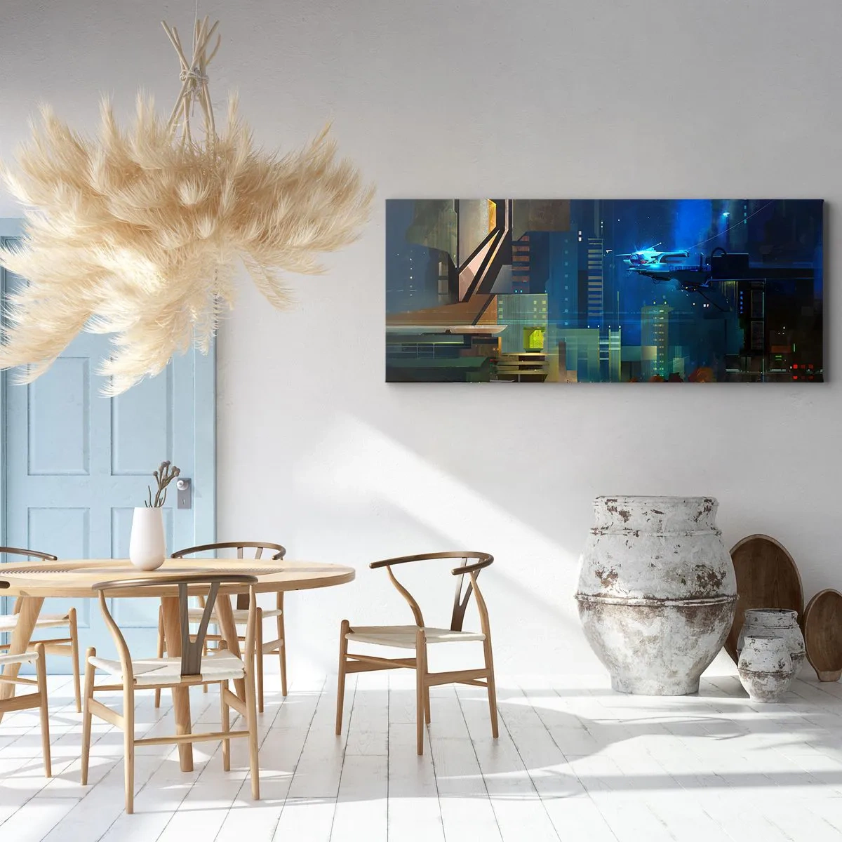 Tablou pe pânză - În viitorul apropiat - 120x50 cm