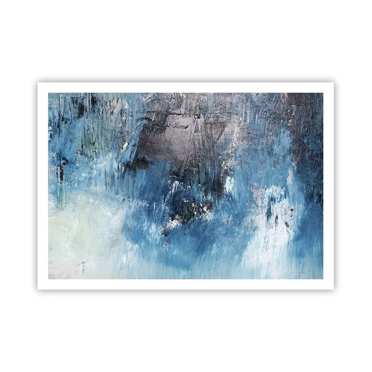Poster - Rapsodie albastră - 100x70 cm