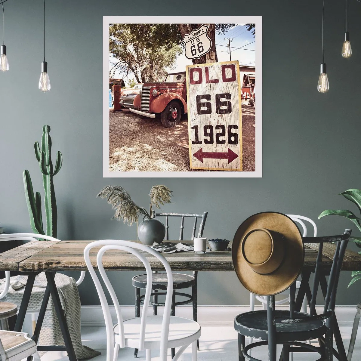 Poster - O legendă provincială americană - 50x50 cm