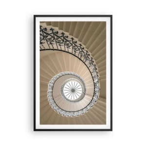 Poster în ramă neagră - În interiorul cochiliei - 61x91 cm