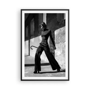 Poster în ramă neagră -  Eleganță urbană - 61x91 cm
