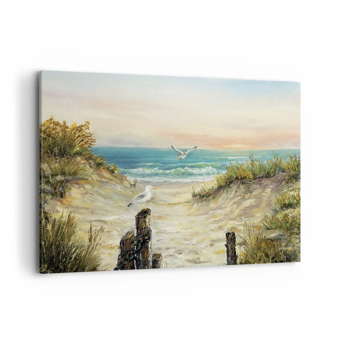 Tablou pe pânză - Retragere fără vânt - 100x70 cm